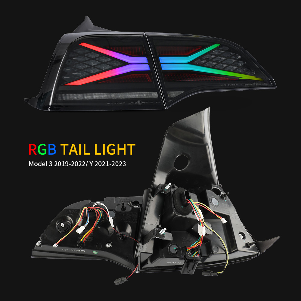 custom Tesla lights
